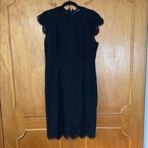 Elegant Black Lace Dress